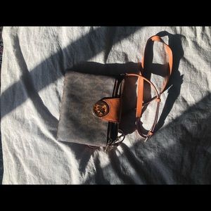 Michael kors cross body gently used